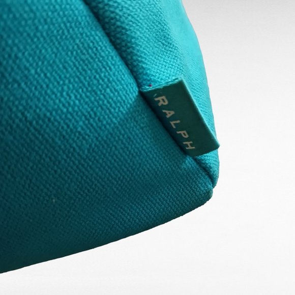 Ralph Lauren Blue Canvas Tote Shoulder Shopper Bag - Picture 8 of 13